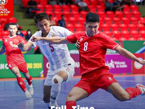 Đội tuyển Futsal Việt Nam chia điểm với Myanmar