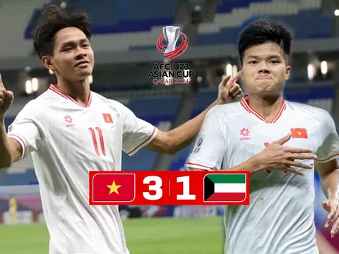 U23 Việt Nam 3-1 U23 Kuwait: Hai gương mặt của U23 Việt Nam