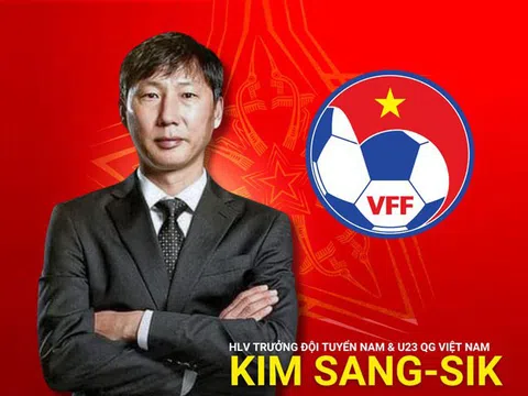 VFF chính thức bổ nhiệm huấn luyện viên Kim Sang-sik dẫn dắt đội tuyển Việt Nam