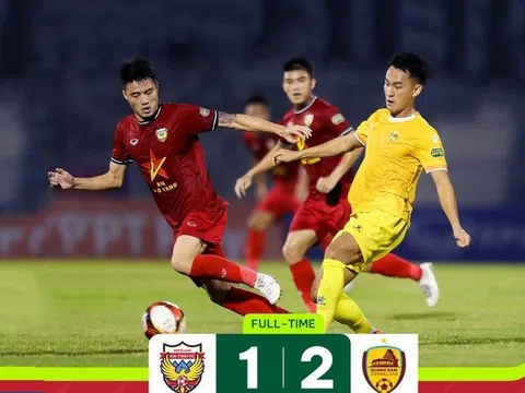 Vòng 16 V.League 2023-2024: Quảng Nam đánh bại Hà Tĩnh trên sân khách