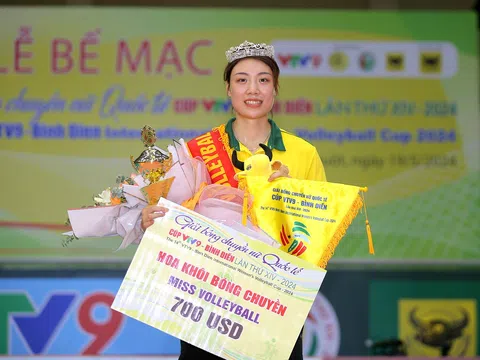 Chen Peiyan giành danh hiệu Hoa khôi giải Bóng chuyền nữ quốc tế VTV9 - Bình Điền 2024