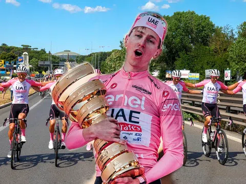 Tadej Pogacar kiếm hơn 10,5 tỷ đồng tiền thưởng tại Giro d’Italia 2024