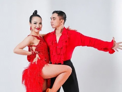 Cặp vận động viên Việt Nam dự giải vô địch Dancesport thế giới hạng tuổi trung niên