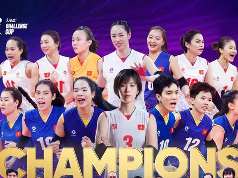 Tuyển nữ Việt Nam bảo vệ thành công chức vô địch Cúp Bóng chuyền AVC Challenge Cup 2024