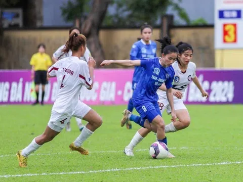 Lượt 7 giải Bóng đá nữ vô địch quốc gia - Cúp Thái Sơn Bắc 2024: Than KSVN thắng đậm, Hà Nội II vượt khó