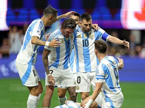 Bảng A COPA America 2024: Messi đóng góp 2 bàn giúp Argentina thắng trận
