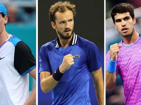 Wimbledon: Alcaraz, Medvedev, Sinner đi tiếp vào vòng 3