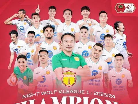 V.League 2023-2024: Nam Định thâu tóm các giải thưởng tại V.League Awards