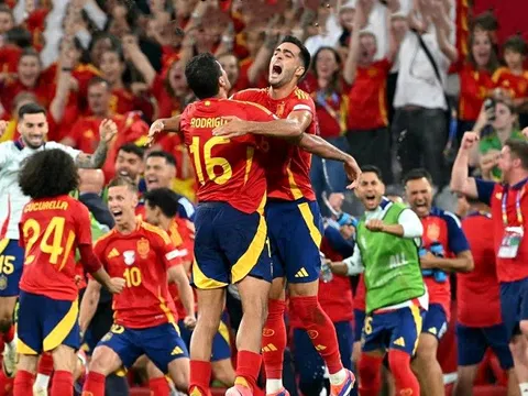 Tây Ban Nha lội ngược dòng giành vé vào chung kết EURO 2024