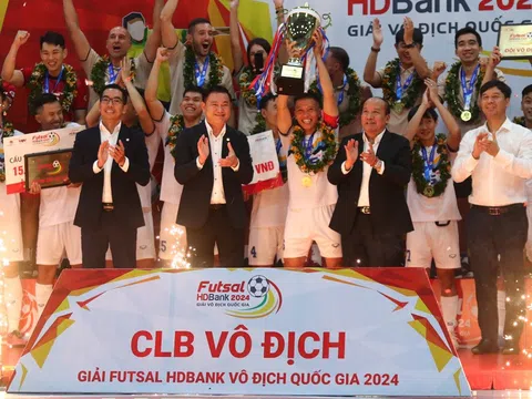 Lễ bế mạc và trao giải thưởng giải Futsal HDBank vô địch quốc gia 2024