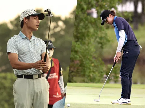 Giải vô địch Golf quốc gia 2024: Đoàn Uy, Gia Hân vươn lên dẫn đầu