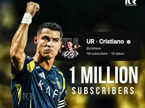 Ronaldo trở thành Youtuber, lập kỷ lục chưa từng có trong lịch sử