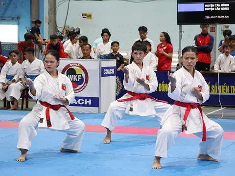 Đồng Tháp phát triển phong trào luyện tập karate từ cơ sở