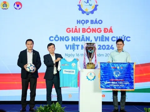 Giải Bóng đá công nhân, viên chức Việt Nam 2024 có giải thưởng gần 1 tỷ đồng