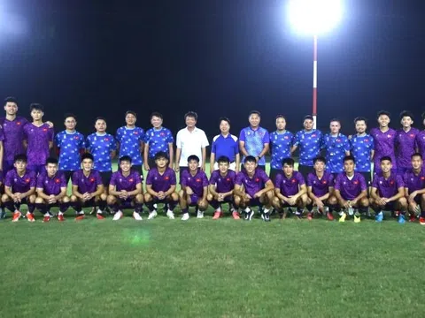 Đội tuyển U20 Việt Nam chuẩn bị kỹ cho Vòng loại giải Bóng đá U20 châu Á 2025