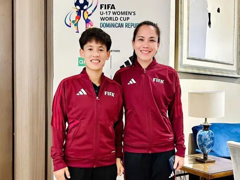 Hai nữ trọng tài Việt Nam vinh dự được FIFA bổ nhiệm tại giải Bóng đá nữ U17 vô địch thế giới 2024