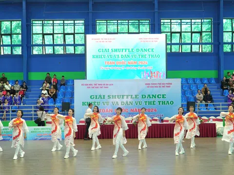 Khai mạc giải Shuffle dance, Khiêu vũ và Dân vũ thể thao toàn quốc năm 2024