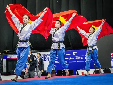 Võ sĩ Châu Tuyết Vân giành huy chương vàng thứ hai tại giải vô địch Quyền Taekwondo thế giới 2024