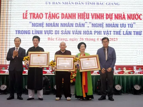 Điều chỉnh thời gian hoàn thành công tác xét tặng danh hiệu "Nghệ nhân nhân dân", "Nghệ nhân ưu tú" trong lĩnh vực di sản văn hóa phi vật thể lần thứ tư