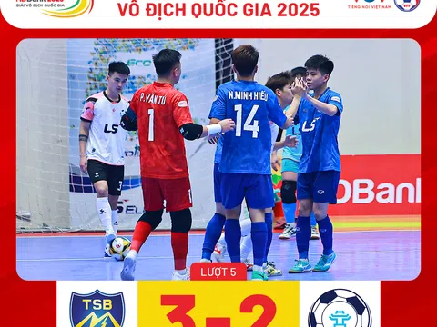 Giải Futsal HDBank vô địch Quốc gia 2025: Thái Sơn Bắc thắng nghẹt thở, Trẻ TP.HCM gây ấn tượng