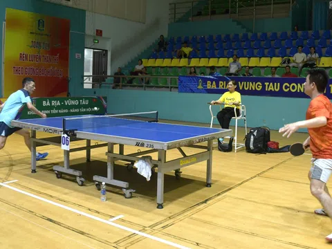 280 vận động viên tranh tài giải Bóng bàn các câu lạc bộ tỉnh Bà Rịa - Vũng Tàu năm 2025