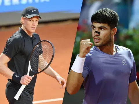 Sinner so tài cùng Alcaraz ở chung kết Rome Masters