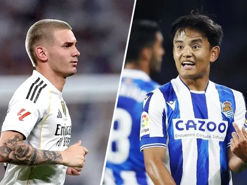 Franco Mastantuono của Real Madrid đi vào lịch sử, Atletico Madrid chốt giá mua Kubo