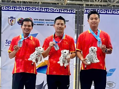 Giải vô địch Bắn súng châu Á 2025: Việt Nam giành thêm 1 huy chương bạc trong ngày thi đấu cuối