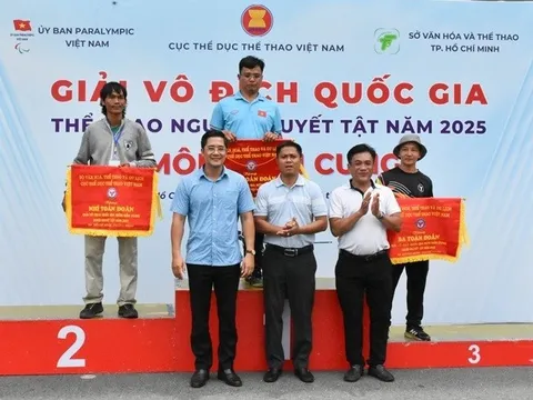 TP.HCM 1 xếp thứ nhất toàn đoàn môn Bắn cung tại Giải vô địch quốc gia Thể thao Người khuyết tật năm 2025
