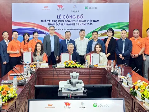 Vietnamobile và Cốc Cốc đồng hành tài trợ Đoàn Thể thao Việt Nam tại SEA Games 33