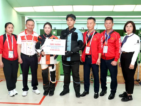 Môn Bắn súng SEA Games 33: Lê Thị Mộng Tuyền và Nguyễn Tâm Quang giành huy chương vàng