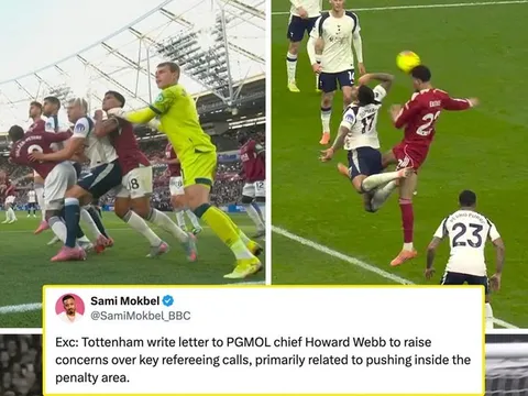 Tottenham gửi thư lên Cơ quan Trọng tài Anh vì bức xúc trọng tài