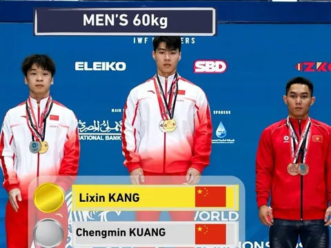 Lực sĩ K’Dương giành huy chương đồng Giải vô địch Cử tạ trẻ thế giới 2026