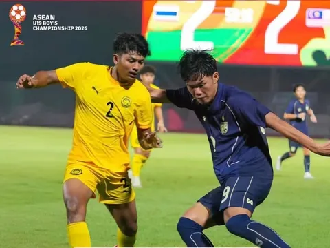 Giải Bóng đá vô địch U19 Đông Nam Á 2026: Thái Lan giúp Việt Nam rộng cửa vào bán kết