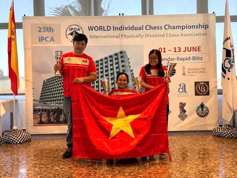 Việt Nam tham dự Giải Olympiad cờ Vua người khuyết tật thế giới lần thứ 3