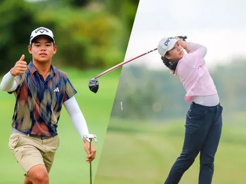 Giải vô địch Golf trẻ quốc gia 2026: Trọng Hoàng và Gia Hân vươn lên dẫn đầu
