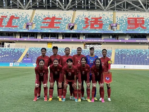 Trước lượt trận cuối vòng bảng môn Bóng đá nữ ASIAD 19: Tuyển Việt Nam có cơ hội vào tứ kết