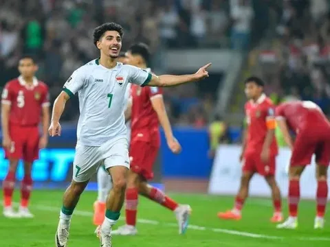 Vòng loại thứ hai World Cup 2026 khu vực châu Á: Thắng đậm Indonesia, Iraq tạm vượt lên dẫn đầu bảng F