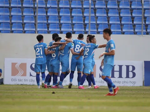 SHB Đà Nẵng cầm chắc ngôi vô địch nửa mùa giải hạng Nhất Quốc gia 2023-2024