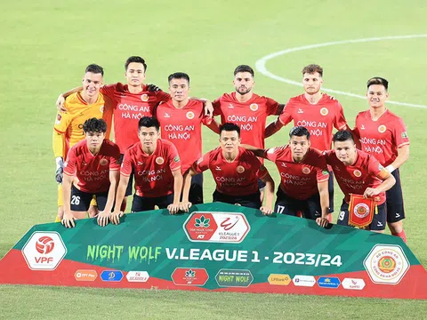 V.League 2023-2024: Toàn thua “chiếu dưới”, Công an Hà Nội đua vô địch kiểu gì?