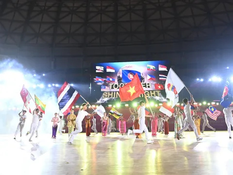 Tổng duyệt Lễ khai mạc Đại hội Thể thao Học sinh Đông Nam Á lần thứ 13