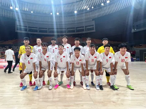 Đội tuyển futsal nữ Việt Nam giành ngôi á quân giải giao hữu quốc tế tại Trung Quốc