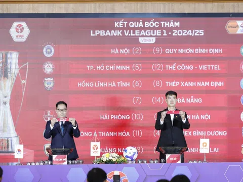 V.League 2024-2025: Đặt chế độ chờ đội tuyển thi đấu tại ASEAN Cup 2024