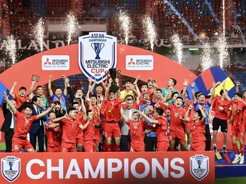 Việt Nam tăng gần 14 điểm FIFA sau ASEAN Cup