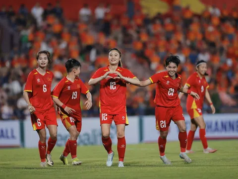 Vòng loại Giải Bóng đá nữ châu Á 2026: Đội tuyển nữ Việt Nam phô diễn sức mạnh
