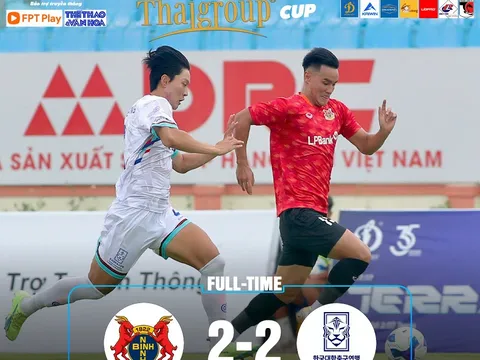 Thiên Long Tournament 2025: Tân binh Ninh Bình cầm hòa Sinh viên Hàn Quốc