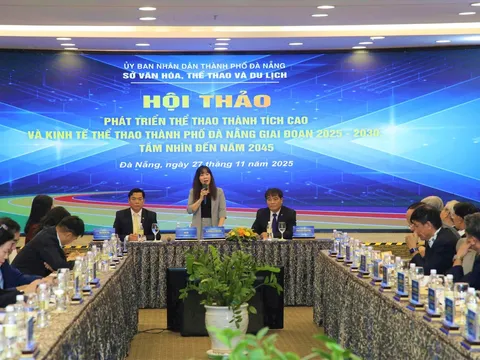 Hội thảo Phát triển thể thao thành tích cao và kinh tế thể thao thành phố Đà Nẵng giai đoạn 2025-2030, tầm nhìn đến năm 2045