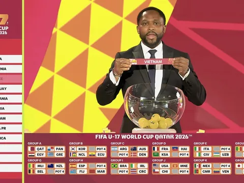 Kết quả bốc thăm FIFA U17 World Cup 2026: Việt Nam có cơ hội vượt qua vòng bảng