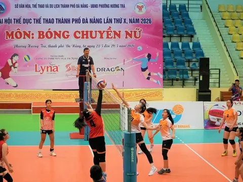 Sôi động môn Bóng chuyền Đại hội Thể dục thể thao thành phố Đà Nẵng lần thứ X