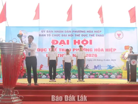 Đắk Lắk: Phường Hòa Hiệp tổ chức Đại hội Thể dục thể thao lần thứ I